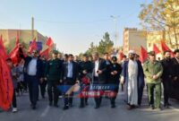 تجمع بزرگ بسیجیان گرمساری با عنوان « میثاق با ولایت» برگزار شد.