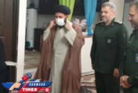 دیدار با خانواده شهید سروری راد به مناسبت هفته بسیج