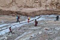 ۲ نفر در محدوده غار پیرزن گرمسار مفقود شدند/ اعزام ۲ تیم جست‌وجو