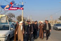 پیاده روی مسئولین ادارات ایوانکی