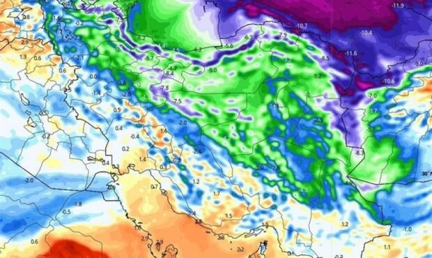 برف و باران در سمنان؛ احتمال سیلاب و کاهش ۱۵ درجهای دما برف و باران در سمنان؛ احتمال سیلاب و کاهش ۱۵ درجهای دما