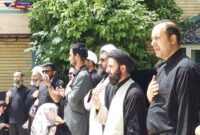 مراسم عزاداری سالروز شهادت امام جعفر صادق (ع) در گرمسار