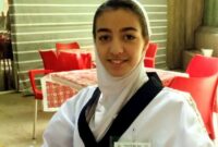 خیز بلند تکواندوکار شاهرودی برای کسب مدال آسیایی