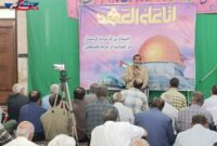 اجتماع پرشور مردم گرمسار در حمایت از مردم فلسطین با حضور حاج حسین یکتا