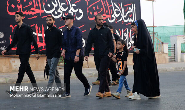 اربعین دلدادگان حسینی در ۵۵ نقطه از استان سمنان برگزار شد