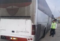 کشف اتوبوس سرقتی در محور گرمسار از سوی تیم نامحسوس پلیس راه