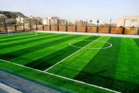 عملیات عمرانی زمین چمن مجموعه تختی سمنان همزمان با هفته وحدت آغاز شد