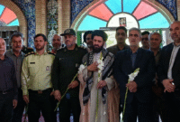 گلزار مطهر شهدای گرمسار به مناسبت هفته دفاع مقدس گلباران شد