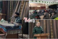 دیدار مسئولان و بسیجیان گرمسار با امام‌جمعه به مناسبت هفته دفاع مقدس