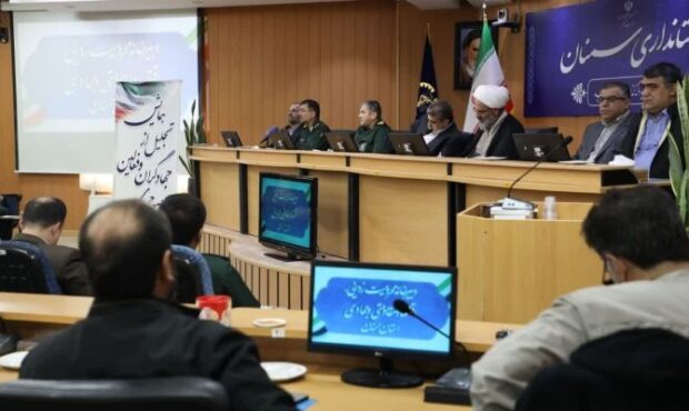 طلایه‌داران جهادی سمنان بر فراز خدمت ایستادند