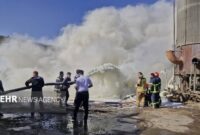 حریق شرکت پالایش نفت شهرک صنعتی جنت آباد ایوانکی یک کشته داشت