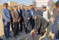 کلنگ کتابخانه مرکزی گرمسار در هفته کتاب به زمین زده شد