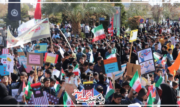 گرمساری ها بار دیگر حماسه استکبارستیزی آفریدند گرمساری ها بار دیگر حماسه استکبارستیزی آفریدند