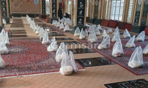 توزیع ۲۰۰ بسته معیشتی در گرمسار