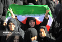 میزبانی آسمانی قومس؛ تشییع پیکر مطهر سه شهید گمنام در استان سمنان