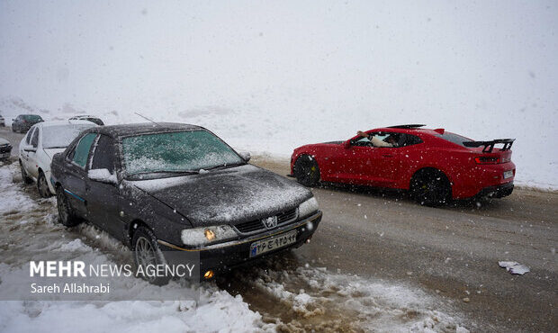 بارش سنگین برف در جادههای کوهستانی سمنان؛ محور دامغان-گلوگاه مسدود شد بارش سنگین برف در جادههای کوهستانی سمنان؛ محور دامغان-گلوگاه مسدود شد
