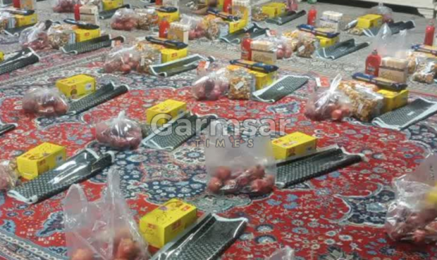 توزیع ۵۳ بسته معیشتی در گرمسار توزیع ۵۳ بسته معیشتی در گرمسار