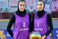 حضور بانوان سمنانی در تور ملی والیبال ساحلی