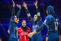 دختران والیبالیست ایران نخستین گام را محکم برداشتند دختران والیبالیست ایران نخستین گام را محکم برداشتند